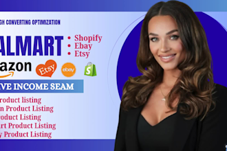do amazon walmart shopify ebay etsy product listing optimization