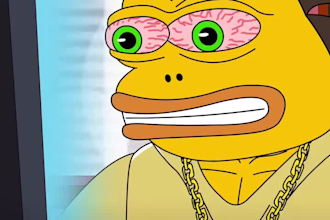 do funny memes video crypto memecoin art create meme animation wojak pepe art