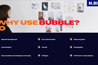 develop bubble website mvp saas on bubble io