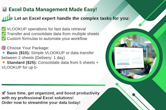 do vlookup and merge your excel data