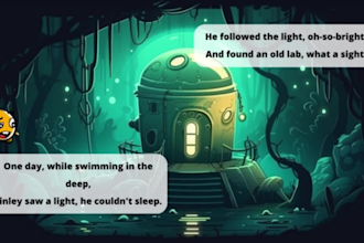 ghostwrite and illustrate a rhyming story for kids