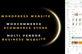 wordpress ecommerce multi vendor website using wordpress business woocommerce