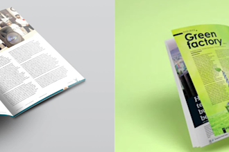do any adobe indesign project