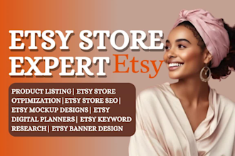 setup etsy shop etsy product listing etsy SEO listing etsy print on demand setup