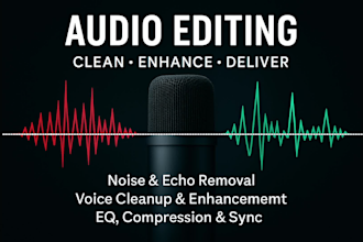 clean, enhance, and professionally polish your audio