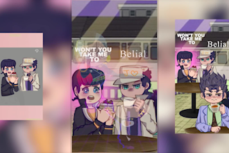static animation meme in 2d and motion graphic