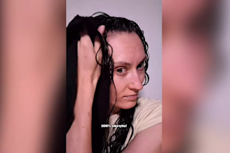 create a natural ugc haircare video for your beauty brand
