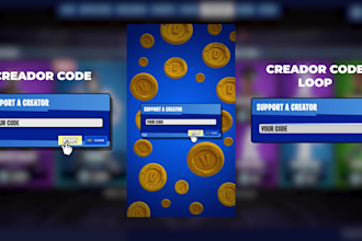 create your fortnite support creator code animation