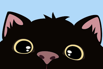 create looping 2d character GIF animations for games or nfts