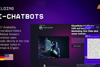 build a professional, high quality ai chatbot for your website