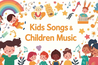 create and sing kids song and children music