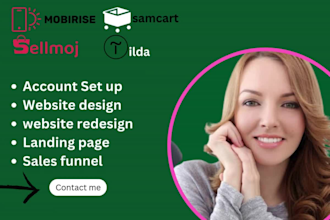 design converting pages on tilda sellmoj mobirise  samcart