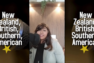do an australian, new zealand female voiceover