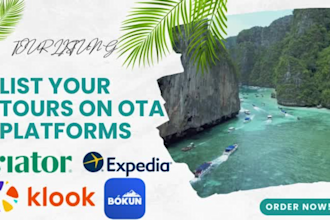 do ota listing on bokun, airbnb booking platforms tour listing and optimization