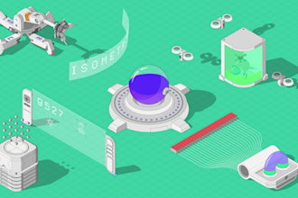 create isometric and flat vector animations for exploded diagrams and products
