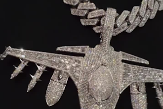 do attractive 3d jewelry  video animation rings 360 hip hop pendant