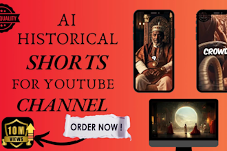 create viral ai history videos for your faceless channel