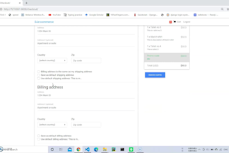 website development in python django and reactjs