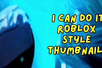 draw cartoon youtube roblox thumbnails in any style