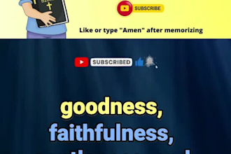 create bible quotes christian videos youtube shorts, reels, tiktok with logo