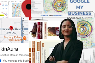 optimize google my business profile local SEO listing and rank your map gmb
