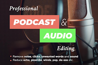 professionally clean up your audio and podcasts