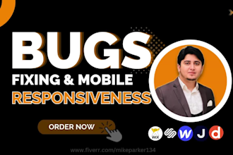 fix mobile responsiveness issues bugs in squarespace wix wordpress cms websites