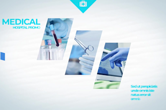 create premium medical slide show video