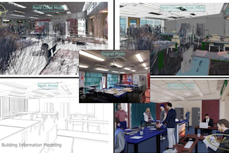 create a digital twin model, scan to bim model, point cloud to 3d revit model