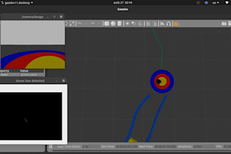 do ros projects using python in gazebo and rviz