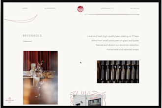 redesign restaurant website food website on wix website
