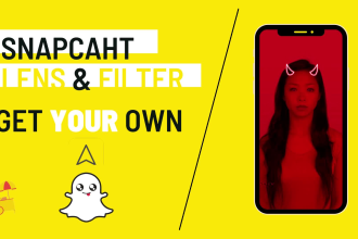 create custom snapchat lenses and filter with lens studio