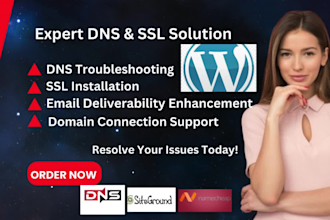fix email dns issues of godaddy bluehost namecheap connect domain SSL