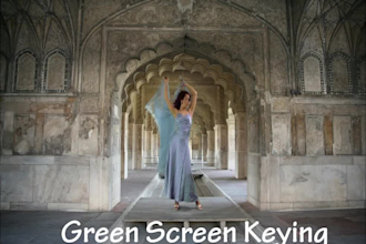 do professional green screen keying and editing