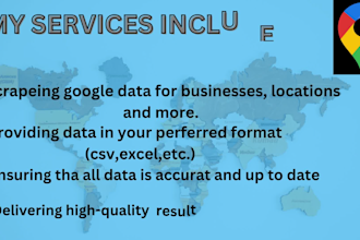 scrape google maps for business leads with email