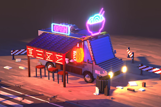 create voxel art character and scenes for you