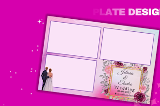 design custom photobooth template, 360 photo booth overlay for event
