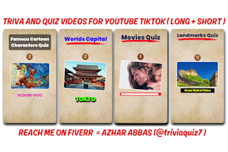 create custom trivia quiz videos for youtube