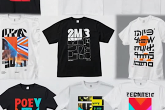 design t shirt and merchandise for your brand