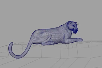 3dcreature animation,3d animal animation,3d creature,groom fur,3d rigs,unity,ue5