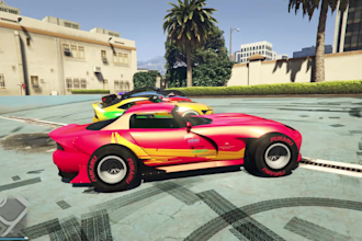 make you cars based on characters  in gta PC enhanced