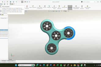 create 3d models and assemblies in solidworks