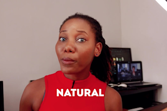 create a highly professional female african spokesperson vid