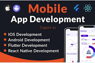 build ios app android  flutter app hybrid mobile app development ai mobile app
