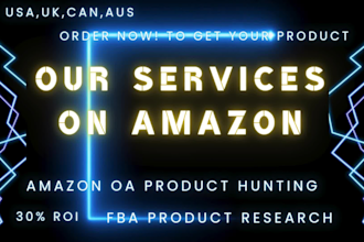 provide amazon oa product hunting and fba online arbitrage products for USA uk