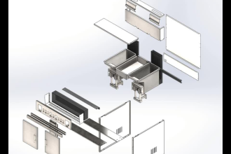 do 3d modeling, sheet metal design, 2d drawing and renders