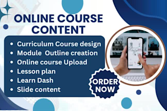 create, design online course content curriculum, wordpress tutor lms lear dash