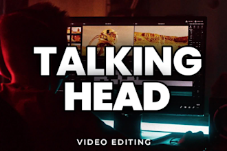 edit a professional youtube talking head videos