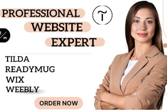 build wix website design tilda website readymag framer website and weebly carrd