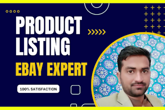 do ebay product listing, ebay seo listing, ebay lister, ebay product upload